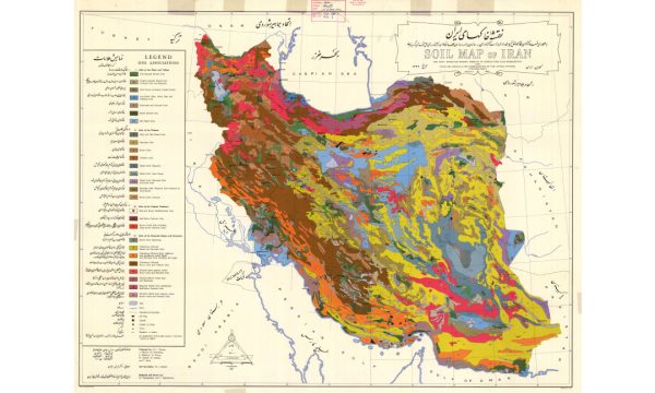 نقشه خاک های ایران آرت جئو